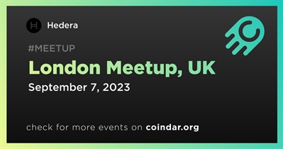 Hedera to Host Meetup in London on September 7th