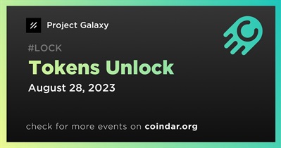 1.26% of GAL Tokens Will Be Unlocked on August 28th
