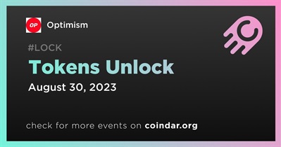 3.37% of OP Tokens Will Be Unlocked on August 30th