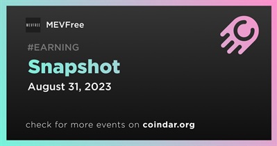 MEVFree to Make Snapshot on August 31st