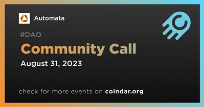 Automata to Host Community Call on August 31st