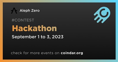 Aleph Zero to Hold Hackathon