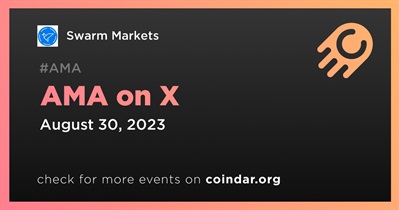 Swarm Markets to Hold AMA on X on August 30th