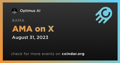 Optimus AI to Hold AMA on X on August 31st