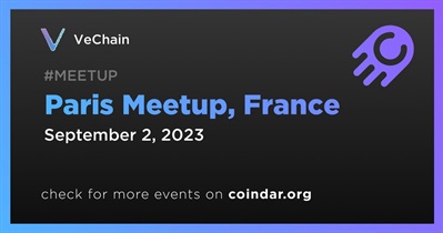 VeChain to Host Meetup in Paris on September 2nd