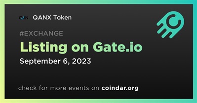 QANX Token to Be Listed on Gate.io on September 6th