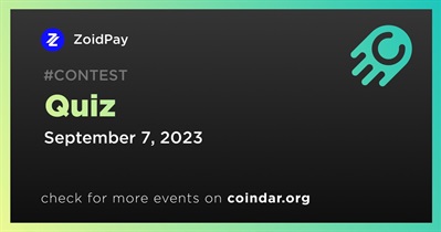 ZoidPay to Host Quiz on September 7th