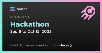 Solana to Hold Hackathon on September 6th