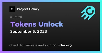 0.90% of GAL Tokens Will Be Unlocked on September 5th
