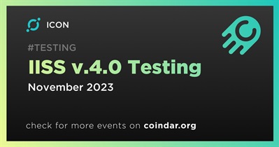 ICON to Start IISS v.4.0 Testing in November