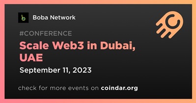 Boba Network to Participate in Scale Web3 in Dubai on September 11