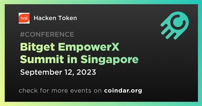 Hacken Token to Participate in Bitget EmpowerX Summit in Singapore on September 12th