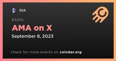 DIA to Hold AMA on X on September 8th