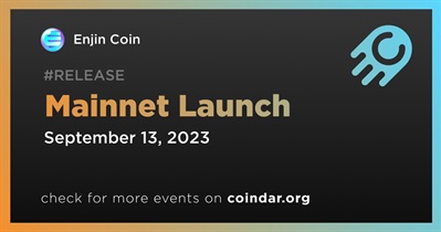 Enjin Coin to Launch Mainnet on September 13th