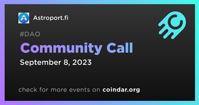 Astroport.fi to Host Community Call on September 8th