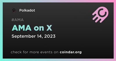 Polkadot to Hold AMA on X on September 14th