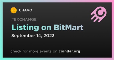 CHAVO to Be Listed on BitMart on September 14th