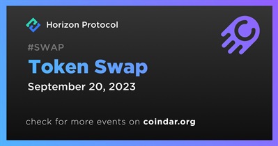 Horizon Protocol Announces Token Swap on September 20th