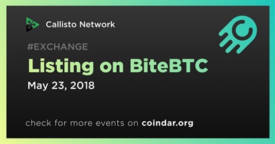 BiteBTC पर लिस्टिंग