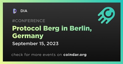 DIA to Participate in Protocol Berg in Berlin on September 15th