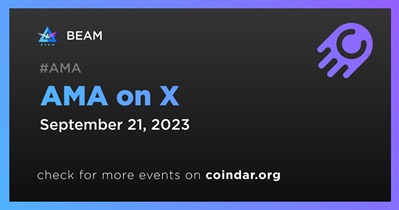 BEAM to Hold AMA on X on September 21st