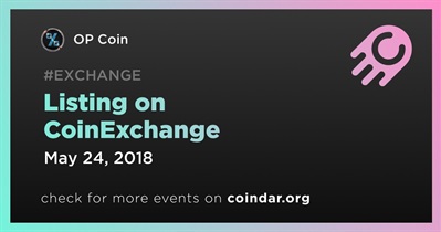 Listing on CoinExchange