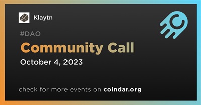 Klaytn to Host Community Call on October 4th
