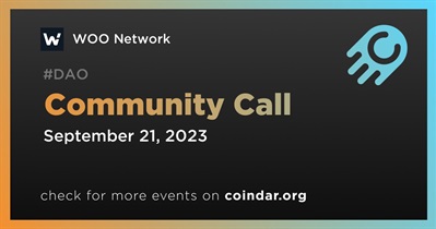 WOO Network to Host Community Call on September 21st