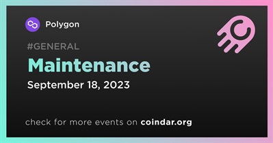 Polygon to Conduct Scheduled Maintenance on September 18th