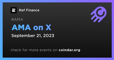 Ref Finance to Hold AMA on X on September 21st