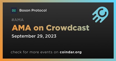 Boson Protocol to Hold AMA on Crowdcast on September 29th
