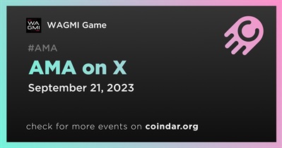 WAGMI Game to Hold AMA on X on September 21st