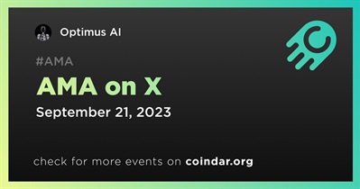 Optimus AI to Hold AMA on X on September 21st