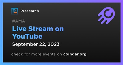 Presearch to Hold Live Stream on YouTube on September 22nd
