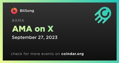 BitSong to Hold AMA on X on September 27th