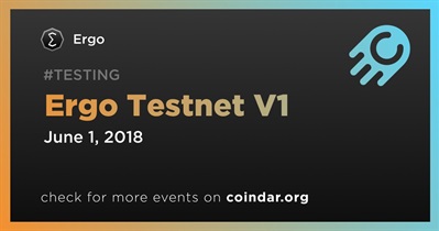 Ergo Testnet V1