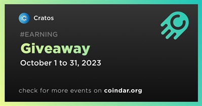 Cratos to Hold Giveaway