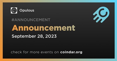 Opulous to Make Announcement on September 28th