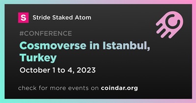 Stride Staked Atom to Participate in Cosmoverse in Istanbul