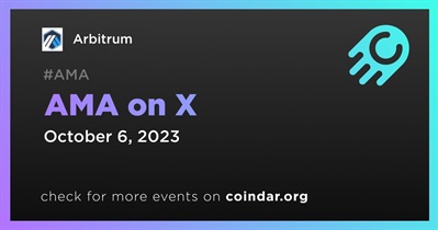 Arbitrum to Host AMA on X With Handle Fi on October 6th