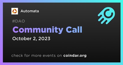 Automata to Host Community Call on October 2nd