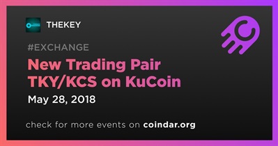 New Trading Pair TKY/KCS on KuCoin