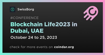 SwissBorg to Participate in Blockchain Life2023 in Dubai
