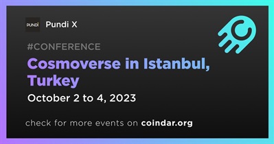 Pundi X to Participate in Cosmoverse in Istanbul on October 2nd