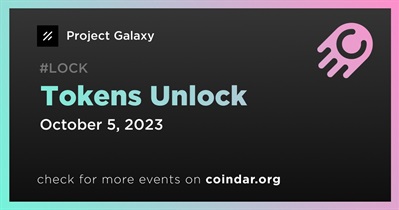 0.90% of GAL Tokens Will Be Unlocked on October 5th