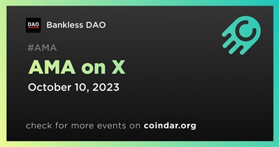 Bankless DAO to Hold AMA on X on October 10th