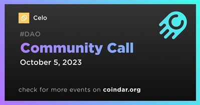 Celo to Host Community Call on October 5th