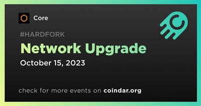 Core to Undergo Network Upgrade on October 15th