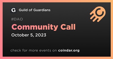 Guild of Guardians to Host Community Call on October 5th