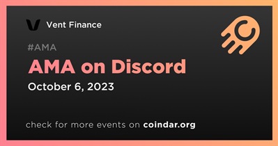 Vent Finance to Hold AMA on Discord on October 6th